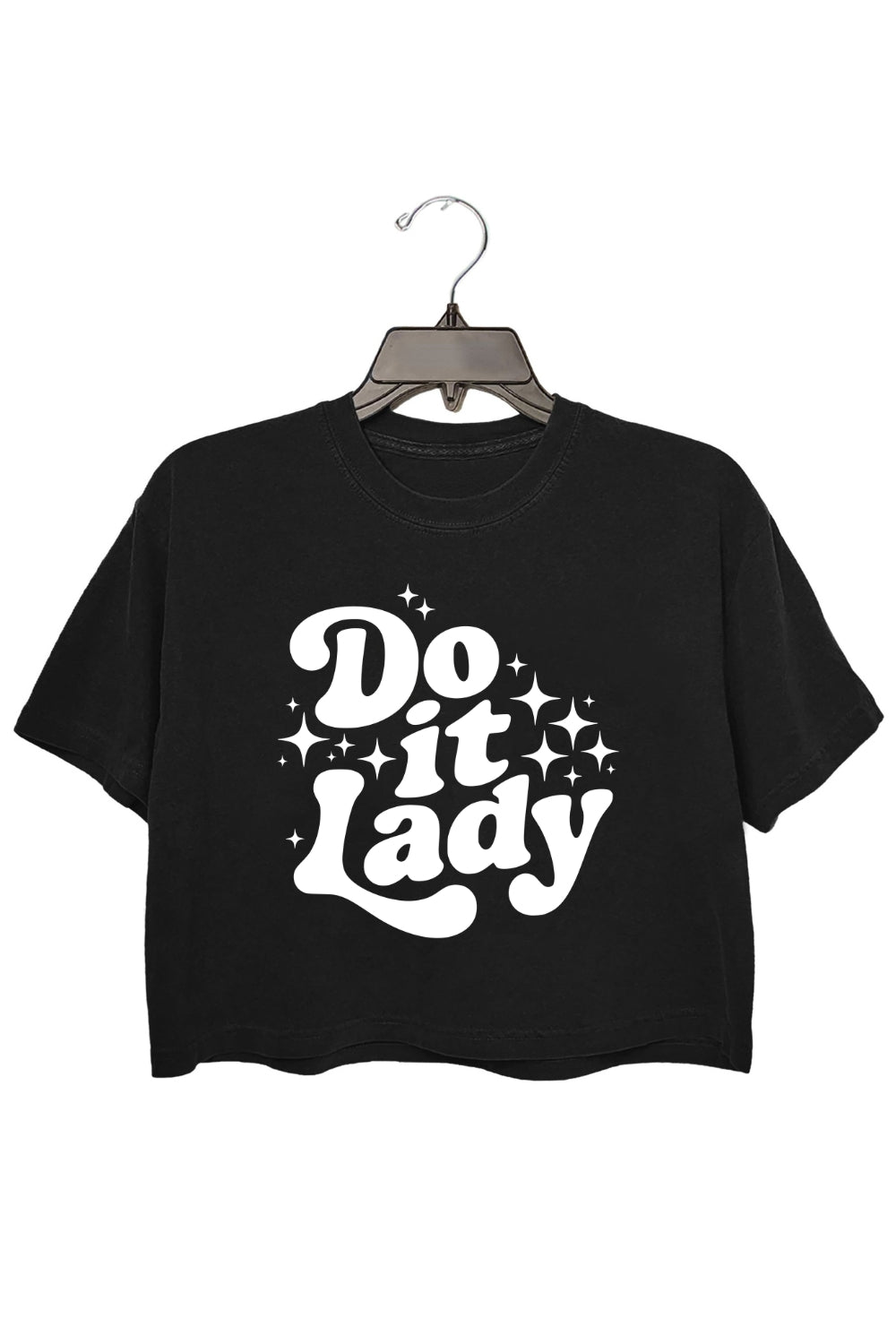 Do it Lady Retro Meme Crop Top For Women