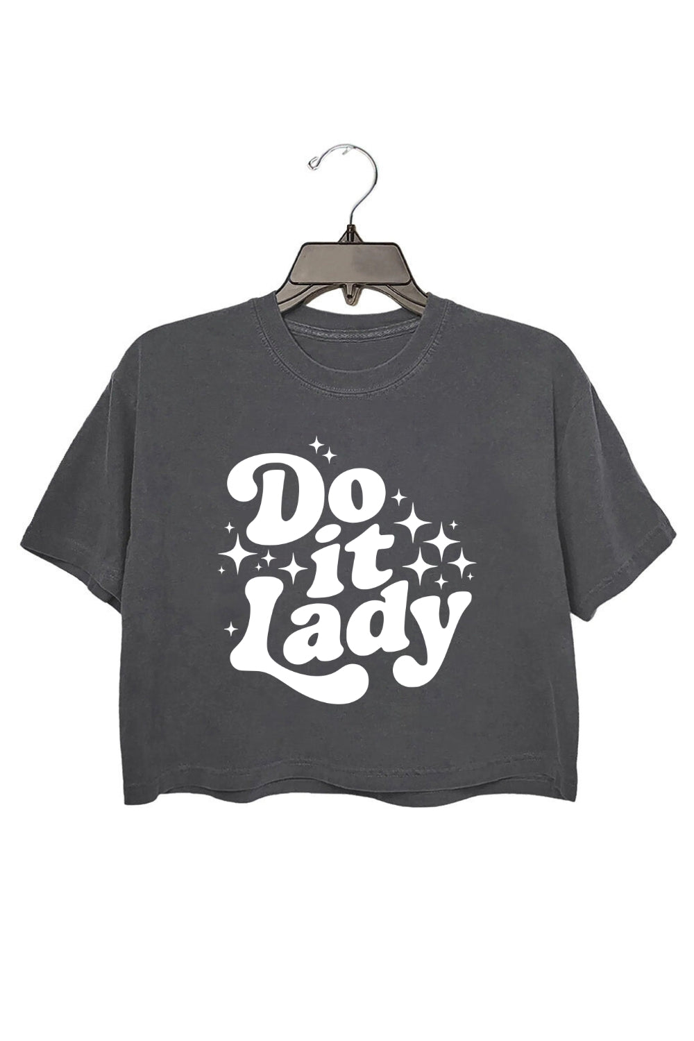 Do it Lady Retro Meme Crop Top For Women