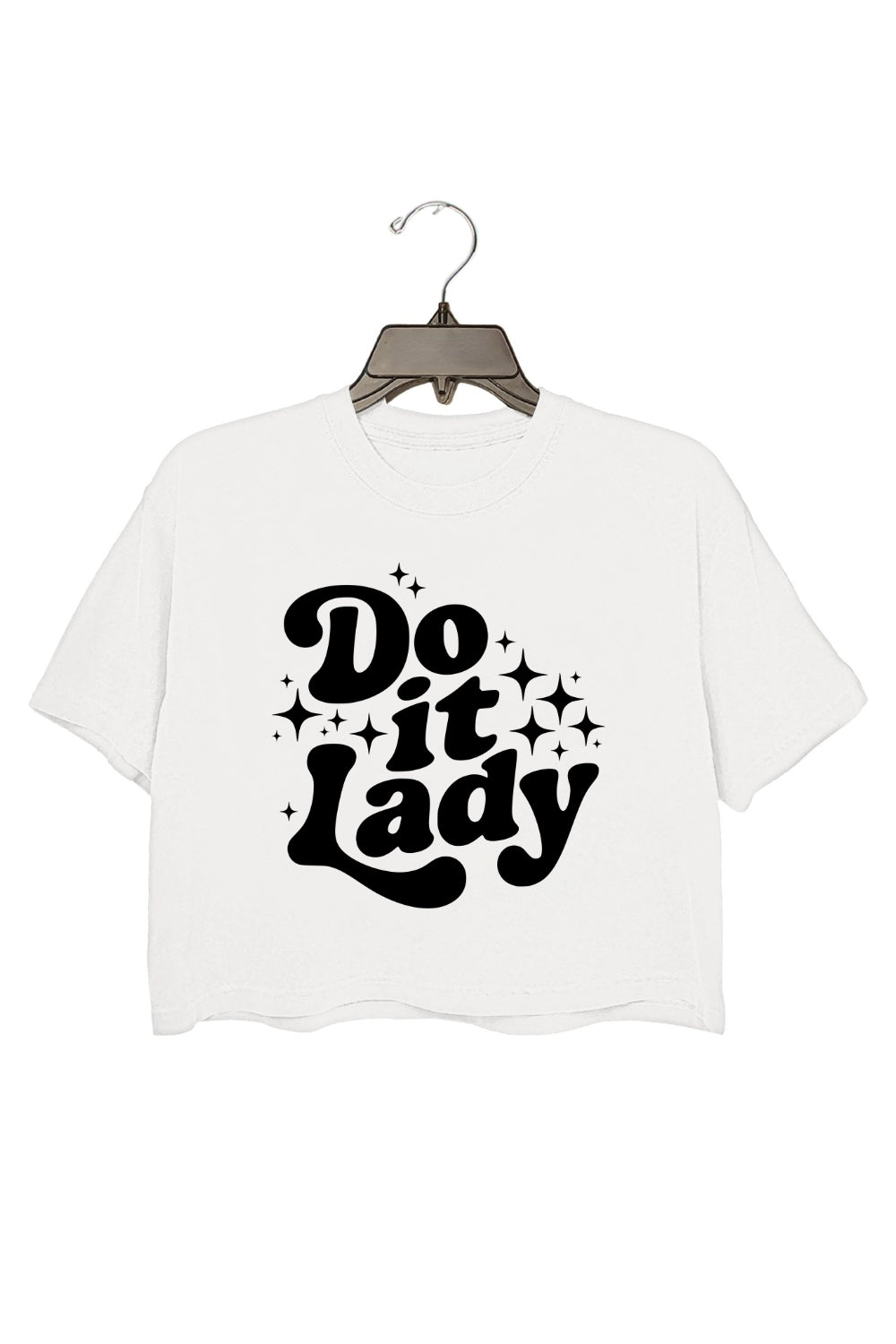 Do it Lady Retro Meme Crop Top For Women