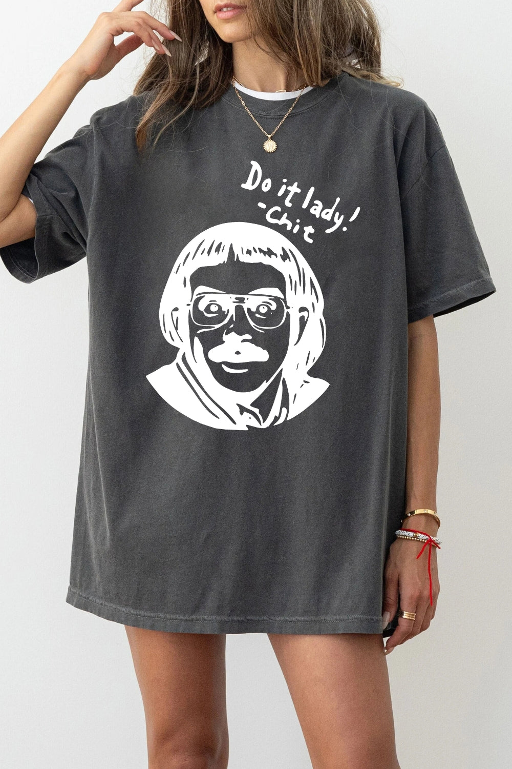 Funny Do It Lady Chit Tee For Women