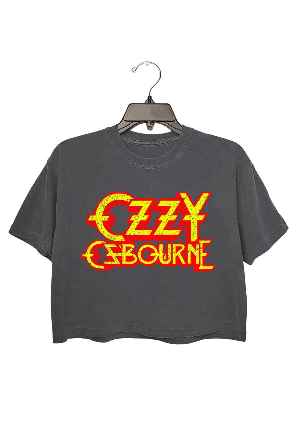 Distressed Ozzy Osbourne Crop Top For Women