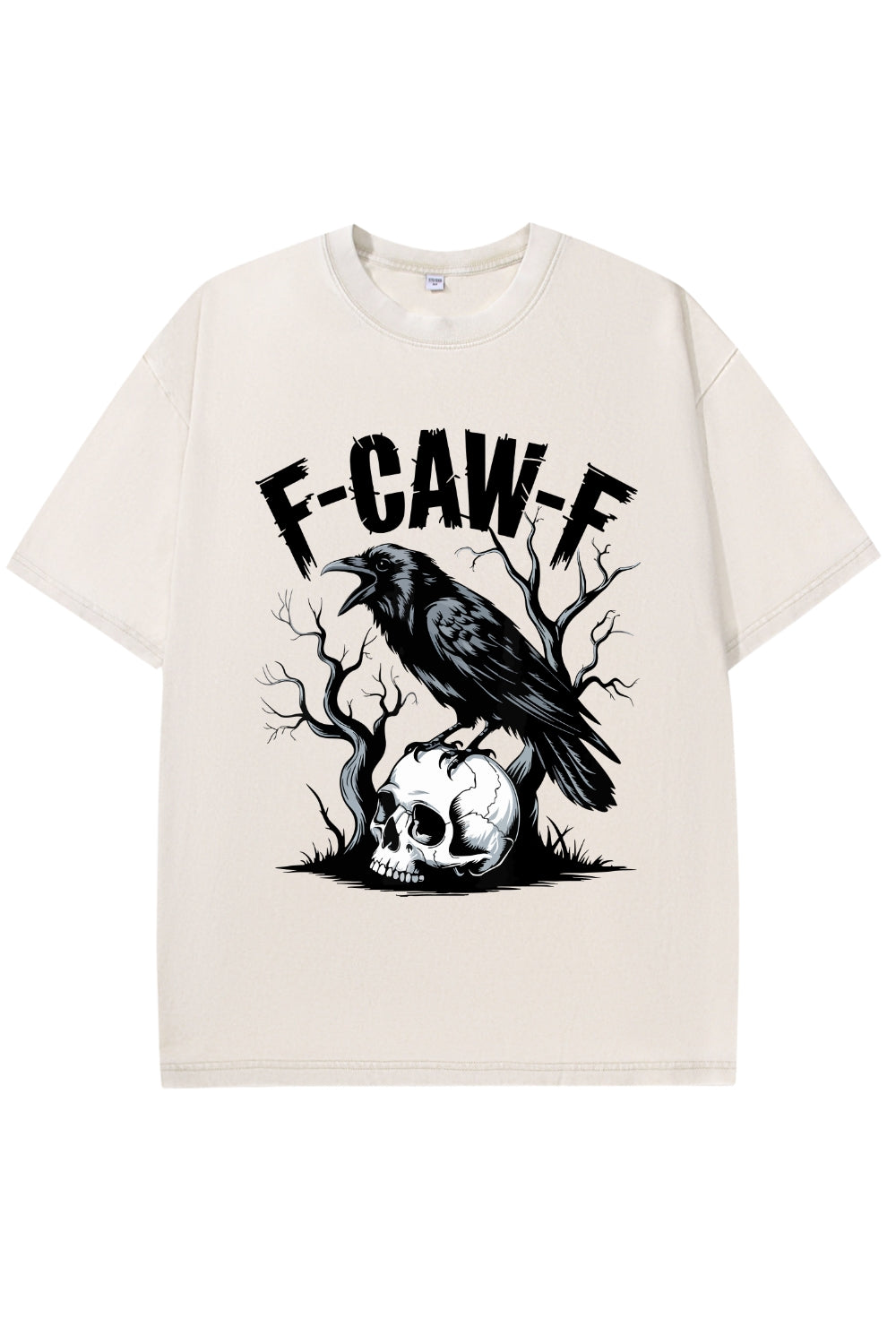 F-Caw-F Gothic Crow Washed Tee
