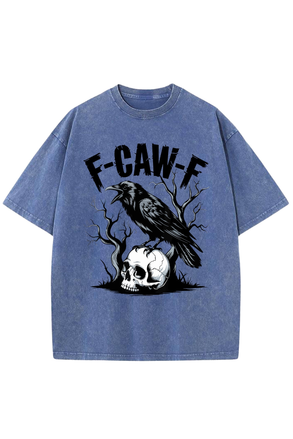 F-Caw-F Gothic Crow Washed Tee