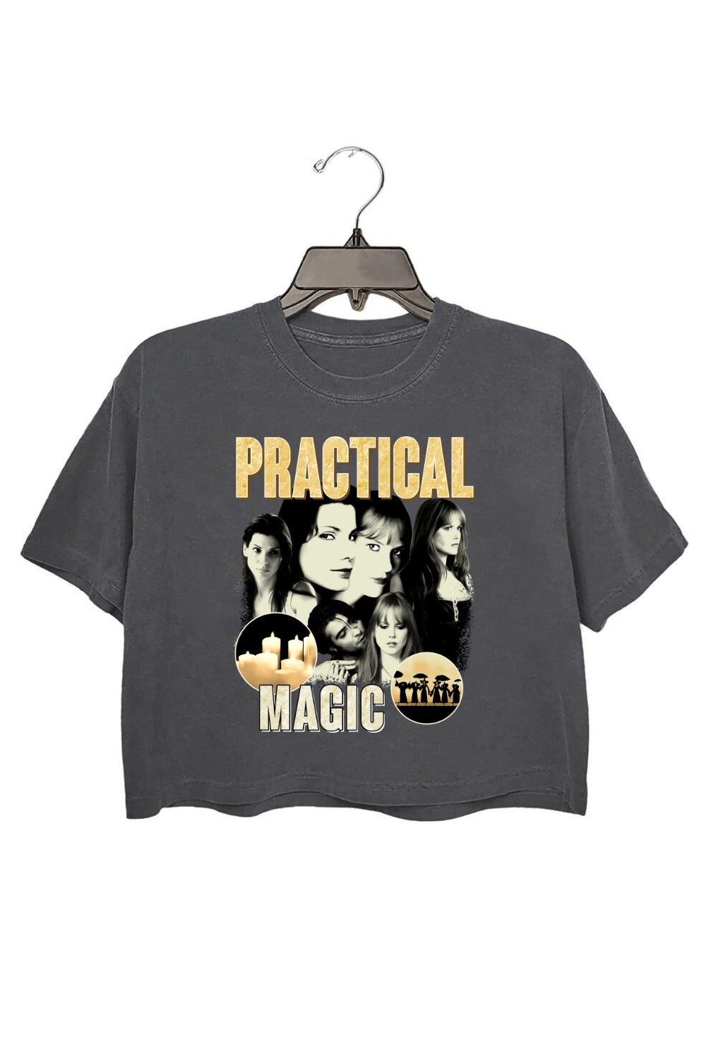 Practical Magic Halloween Horror Crop Top For Women