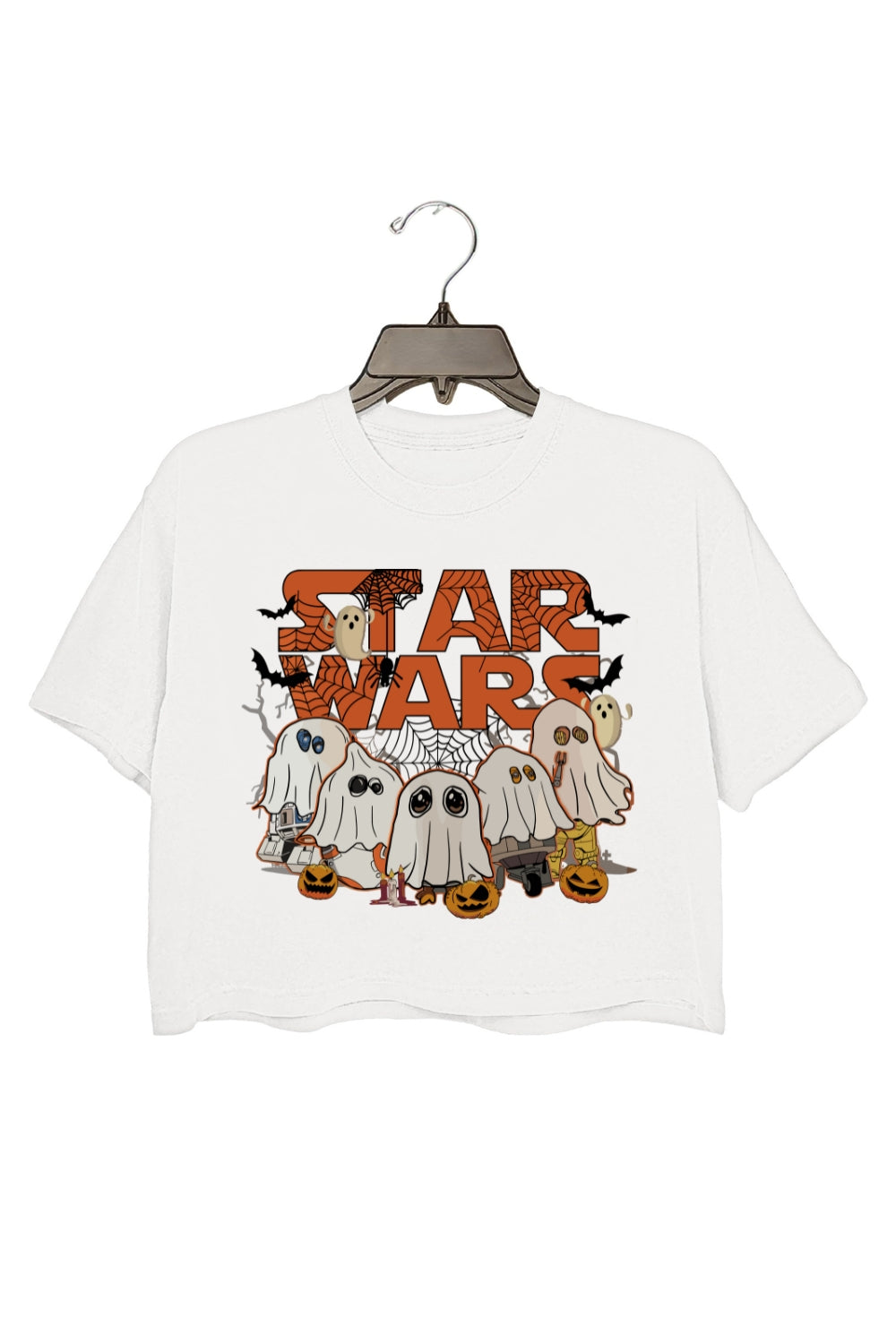 Star Wars Halloween Spooky Ghost Crop Top For Women