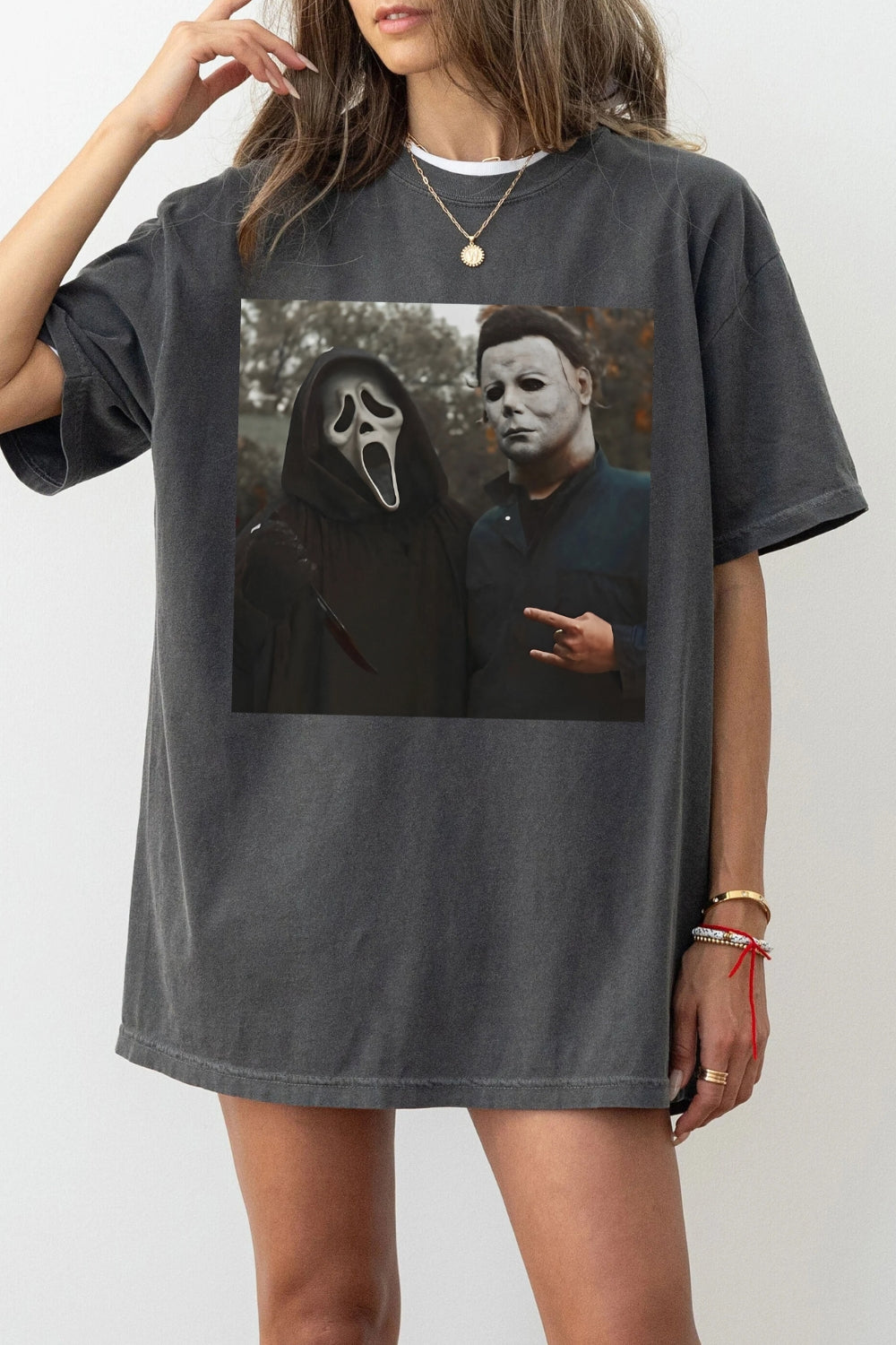 90s Scream Meyers Halloween Album Tee For Women