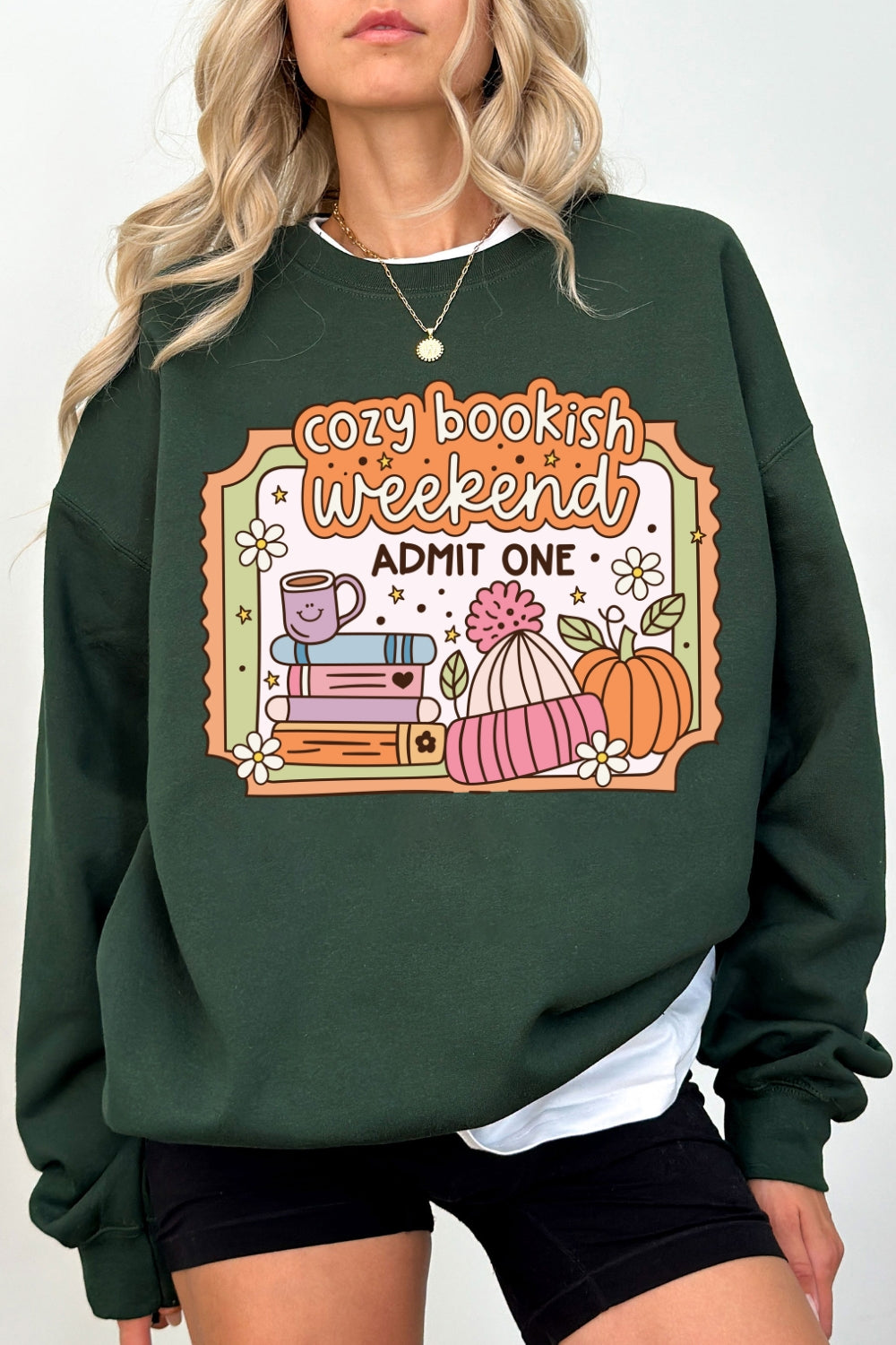 Cozy Bookish Weekend Sweatshirt For Women