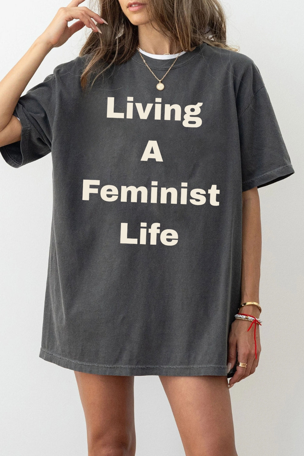 Living A Feminist Life Tee For Women