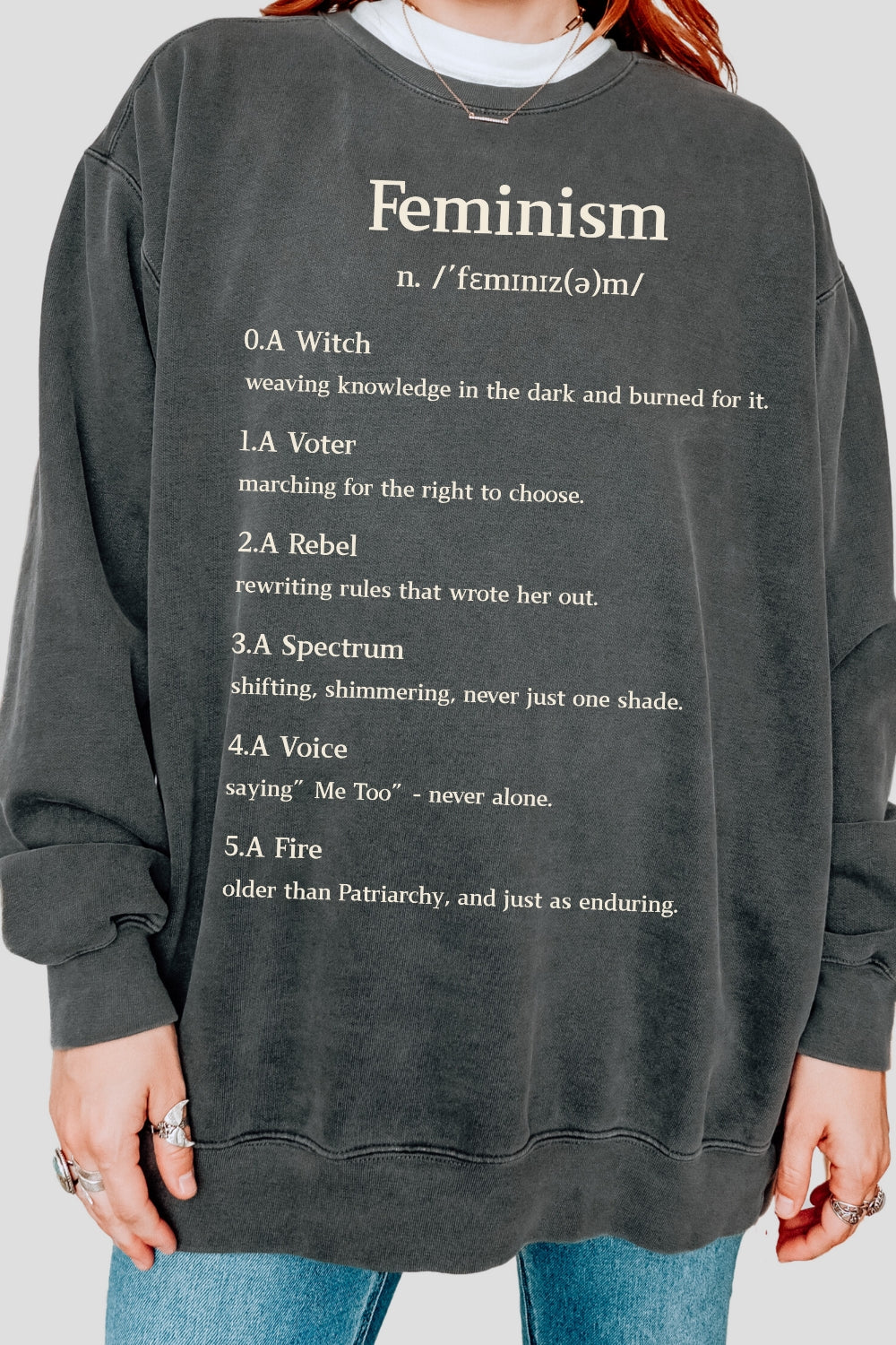 Definition Of Feminism Sweatshirt For Women