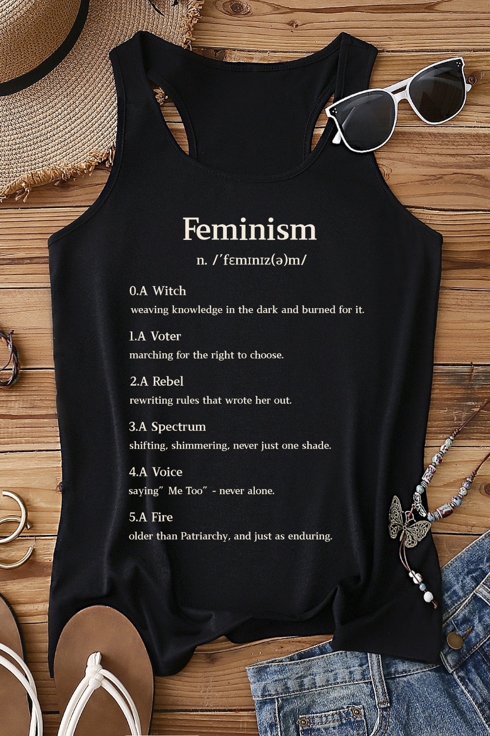 Definition Of Feminism Tank Top For Women