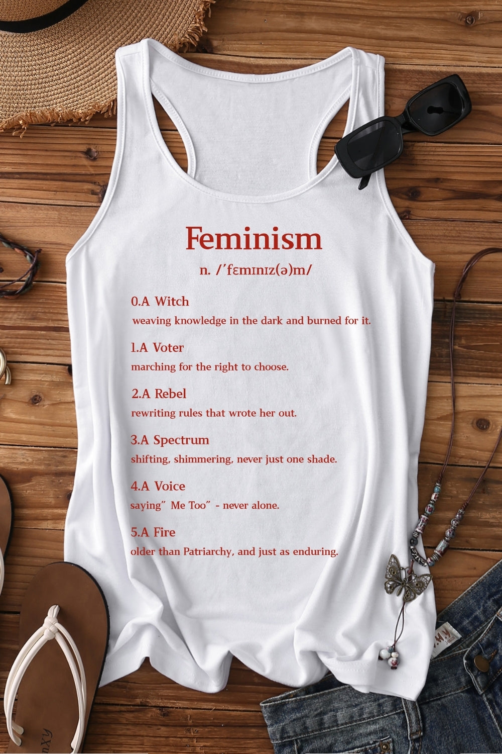 Definition Of Feminism Tank Top For Women