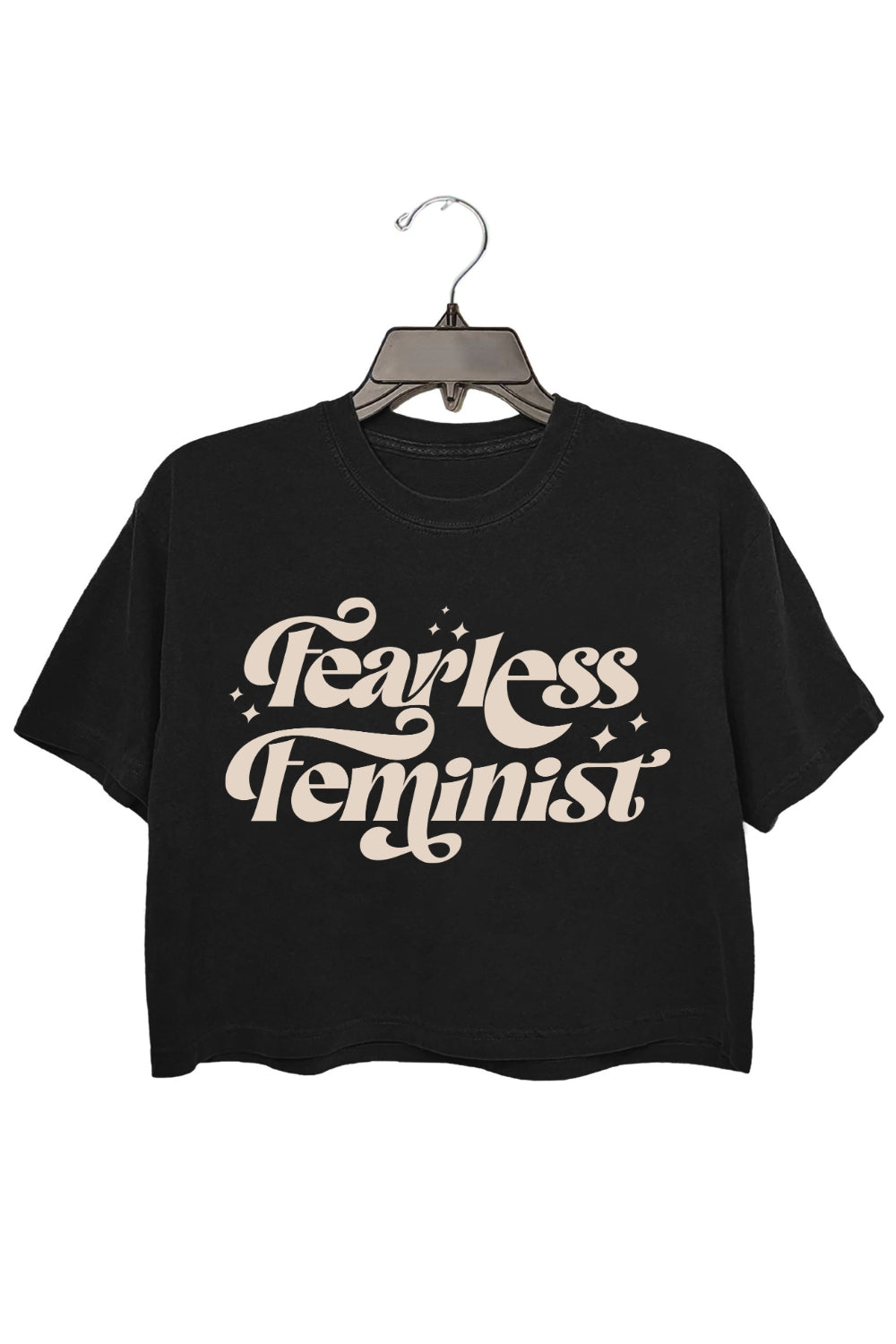 Fearless Feminist Crop Top For Women