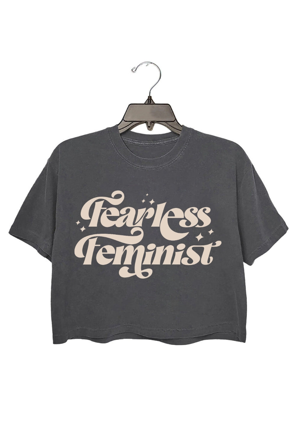 Fearless Feminist Crop Top For Women