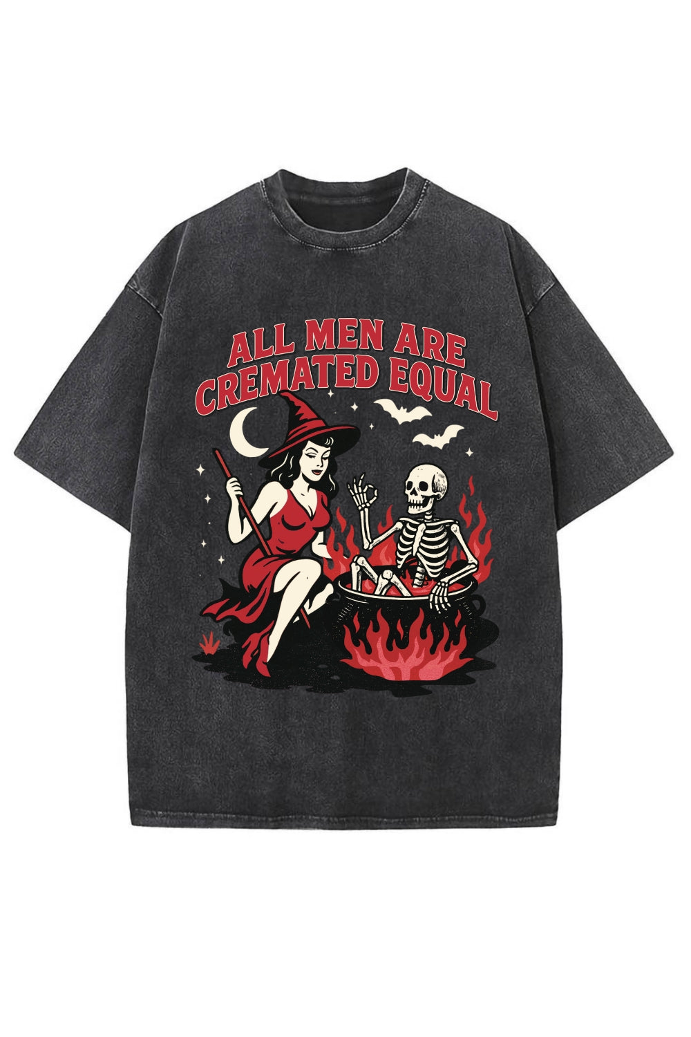 All Men Are Cremated Equal Vintage Washed Tee