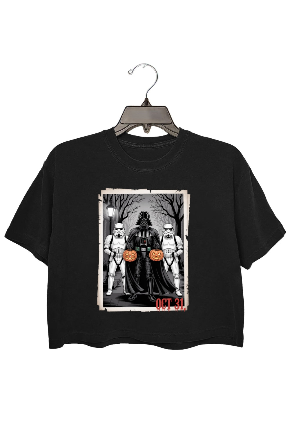 Starwars Halloween Galaxy Characters Crop Top For Women