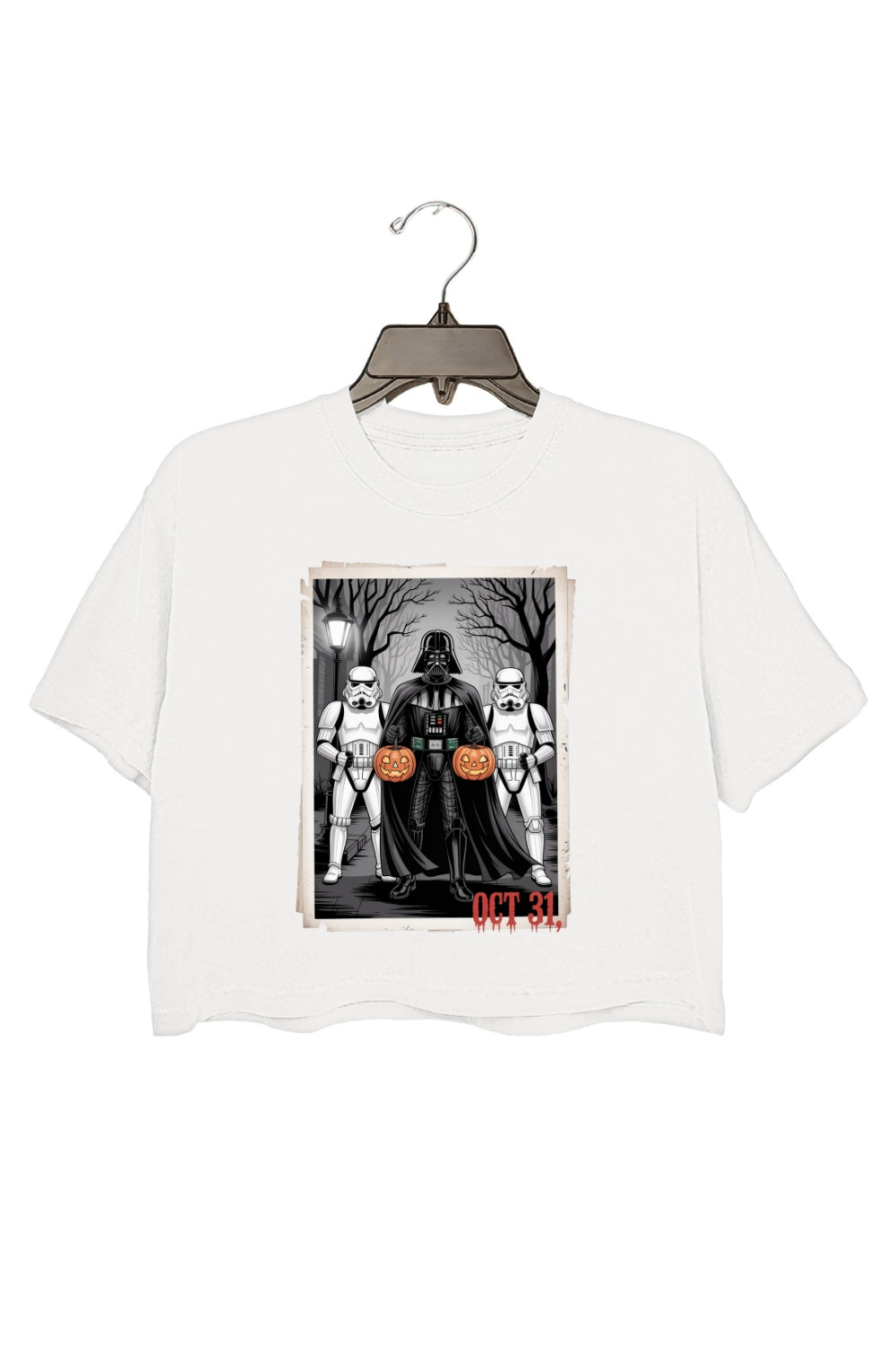 Starwars Halloween Galaxy Characters Crop Top For Women