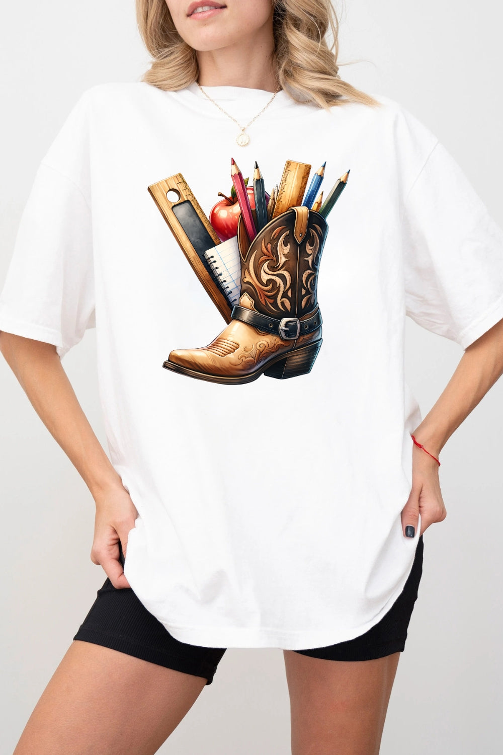 Western Back To School Teacher Tee For Women