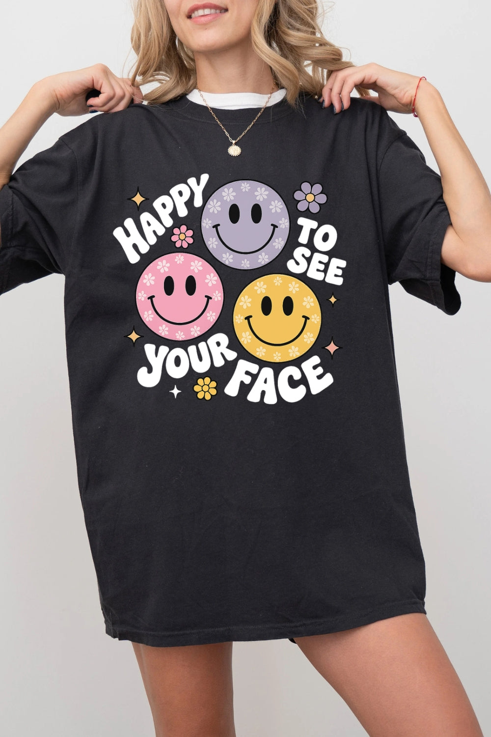 Happy To See Your Face Teachers Tee For Women