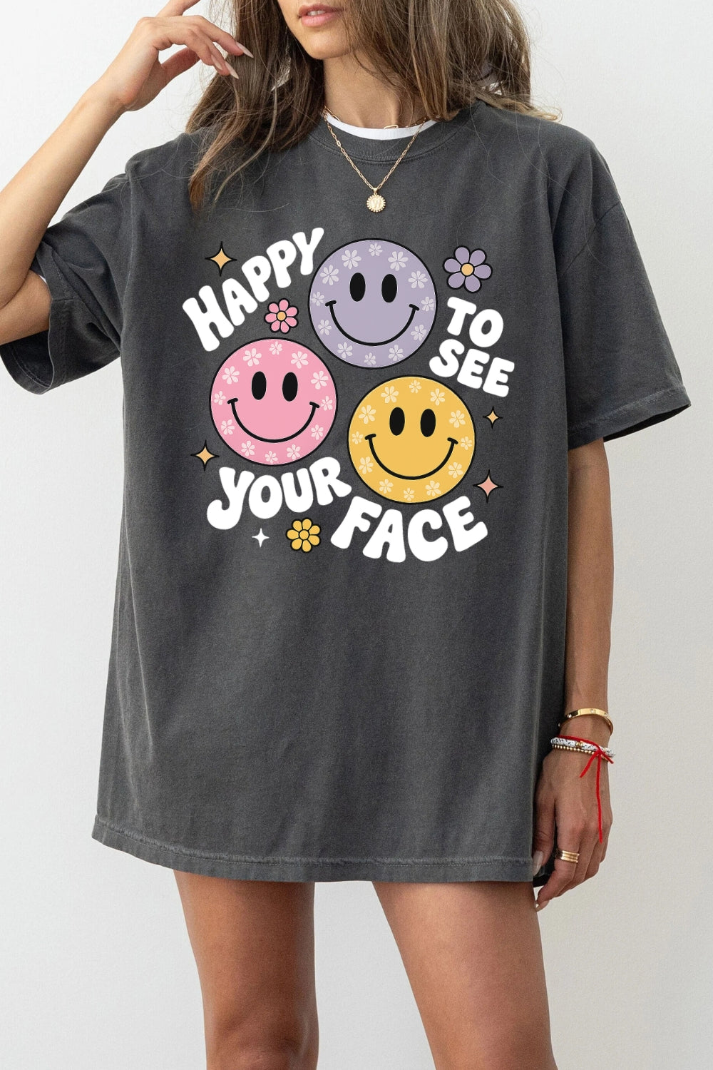 Happy To See Your Face Teachers Tee For Women