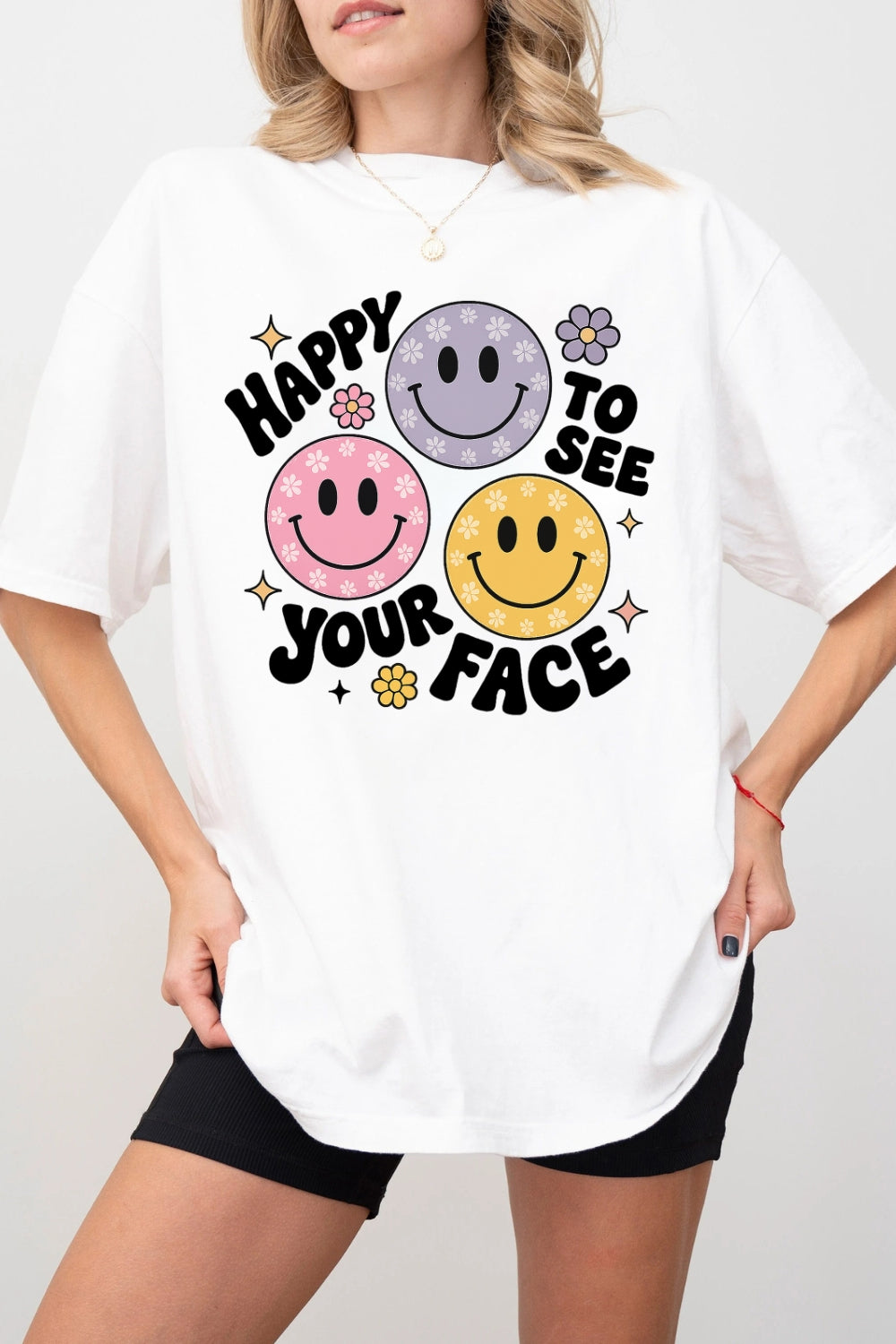 Happy To See Your Face Teachers Tee For Women