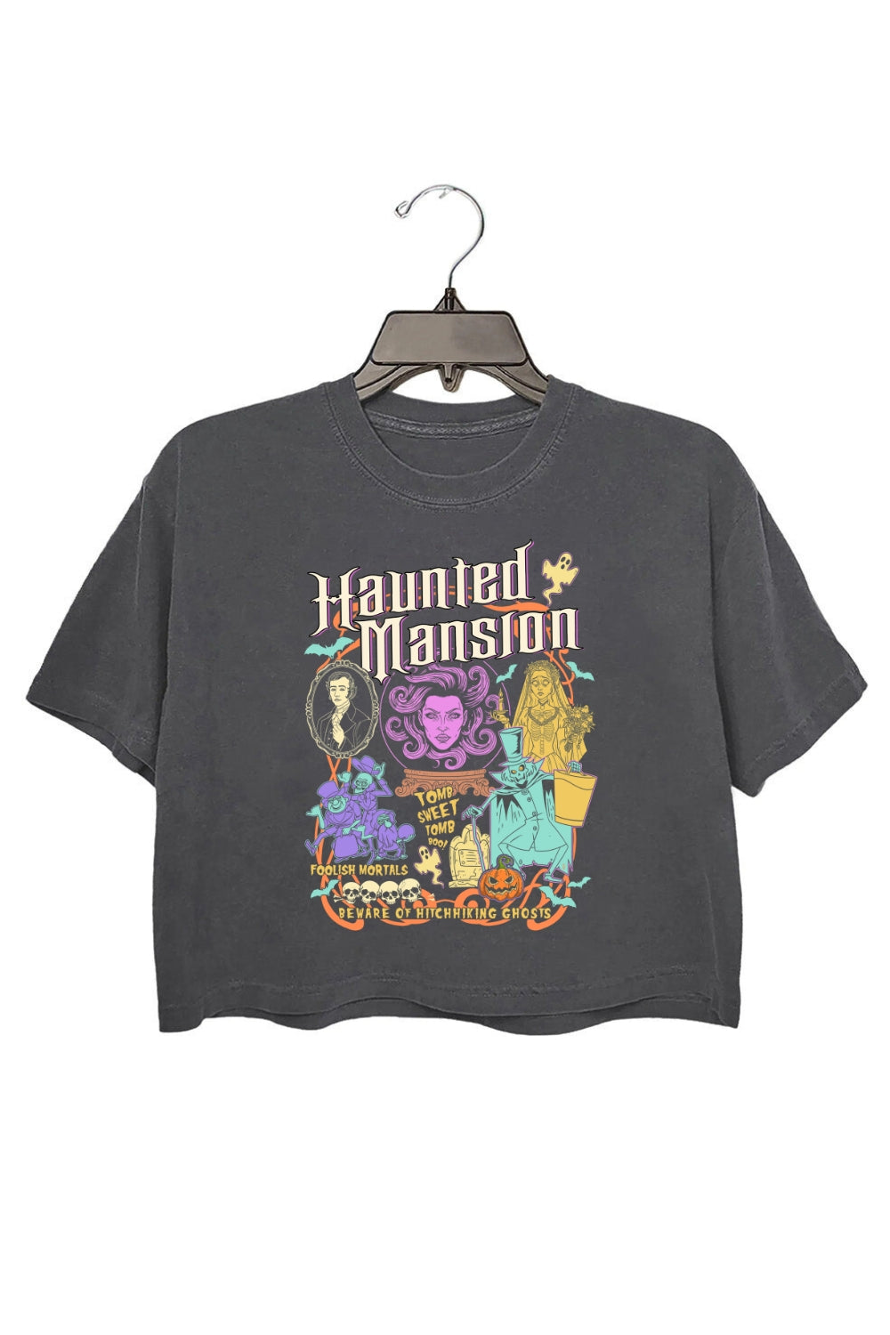 The Haunted Mansion Ghosts Crop Top For Women