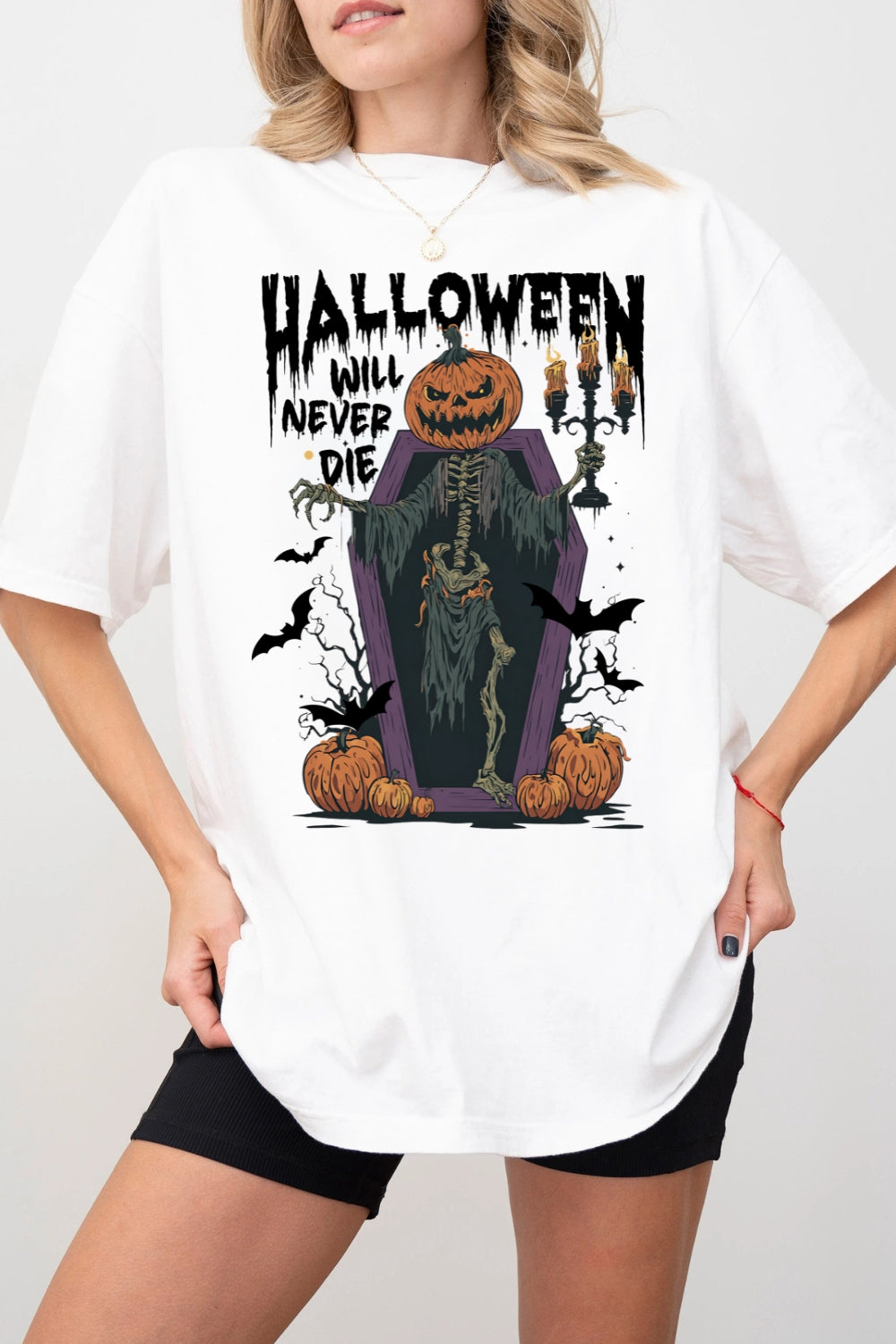 Halloween Will Never Die Tee For Women