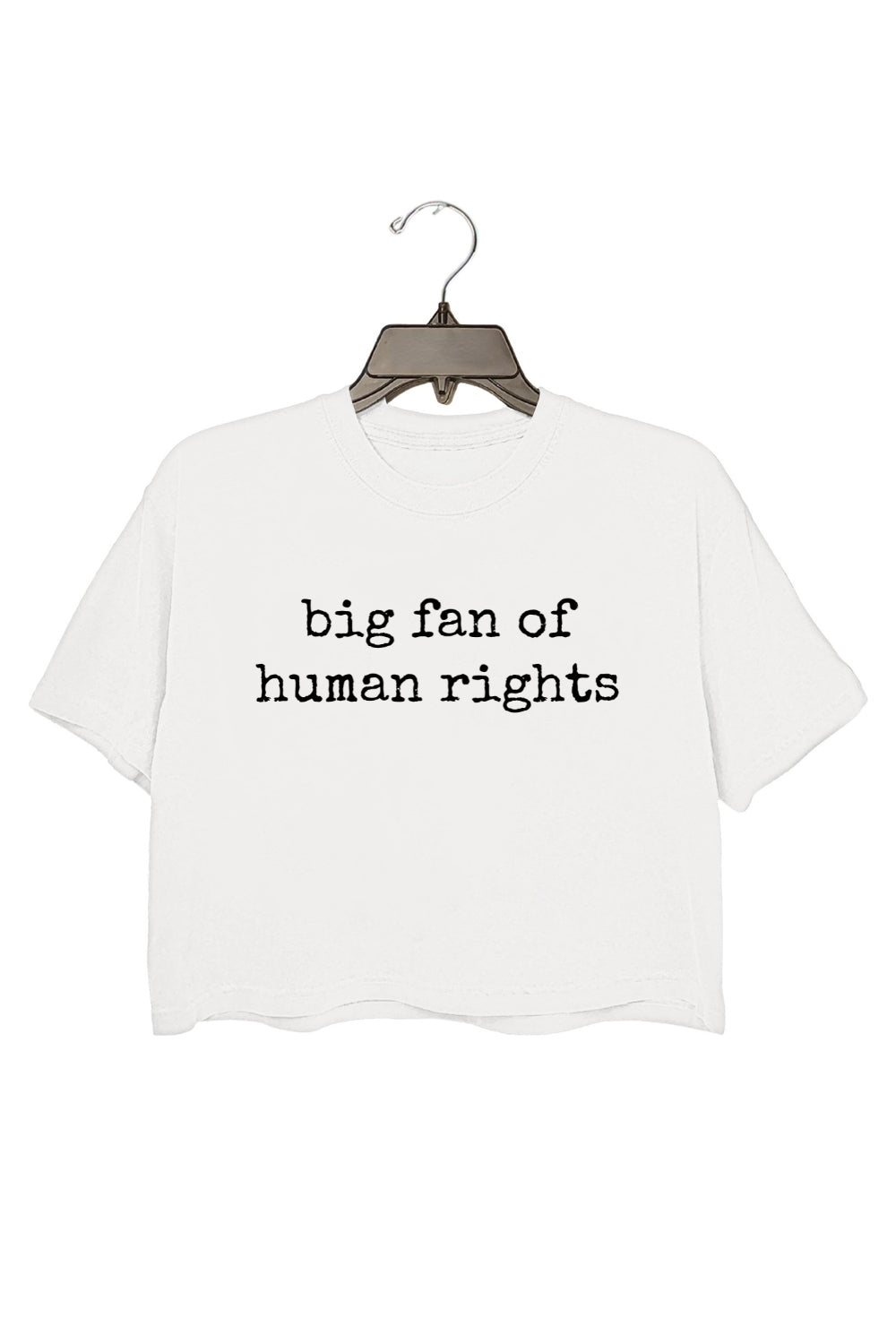 Big Fan Of Human Rights Crop Top For Women