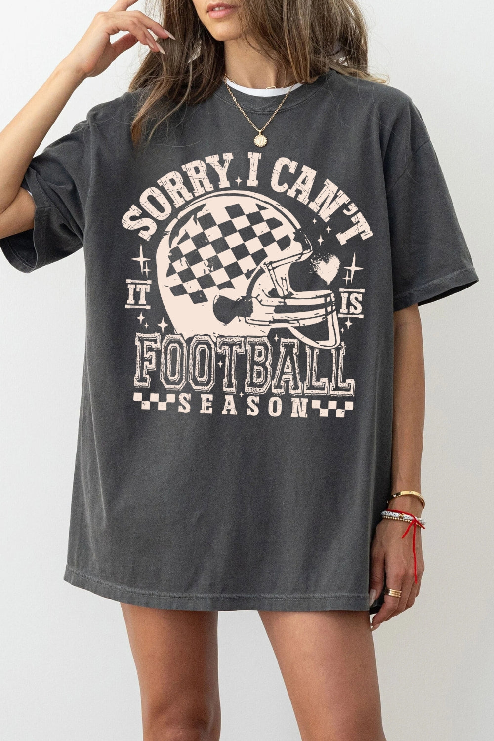Sorry I Can't It Is Football Season Tee For Women