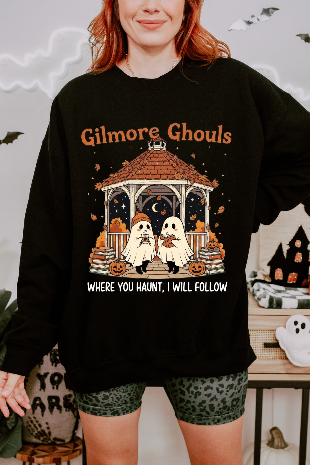 Gilmore Ghouls Halloween Spooky Sweatshirt For Women