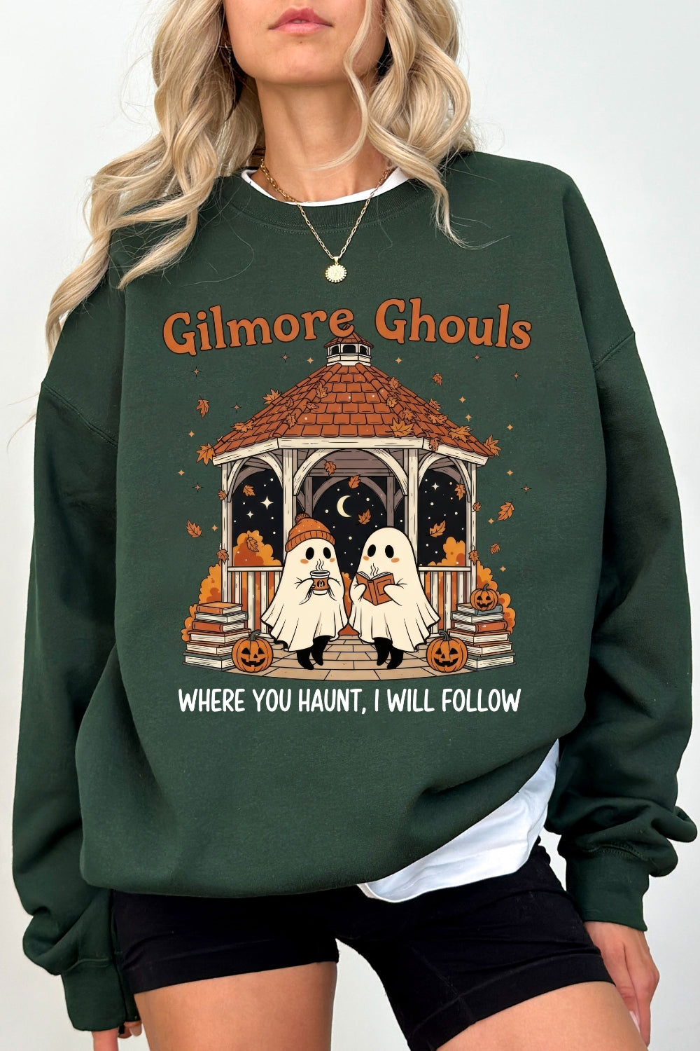 Gilmore Ghouls Halloween Spooky Sweatshirt For Women