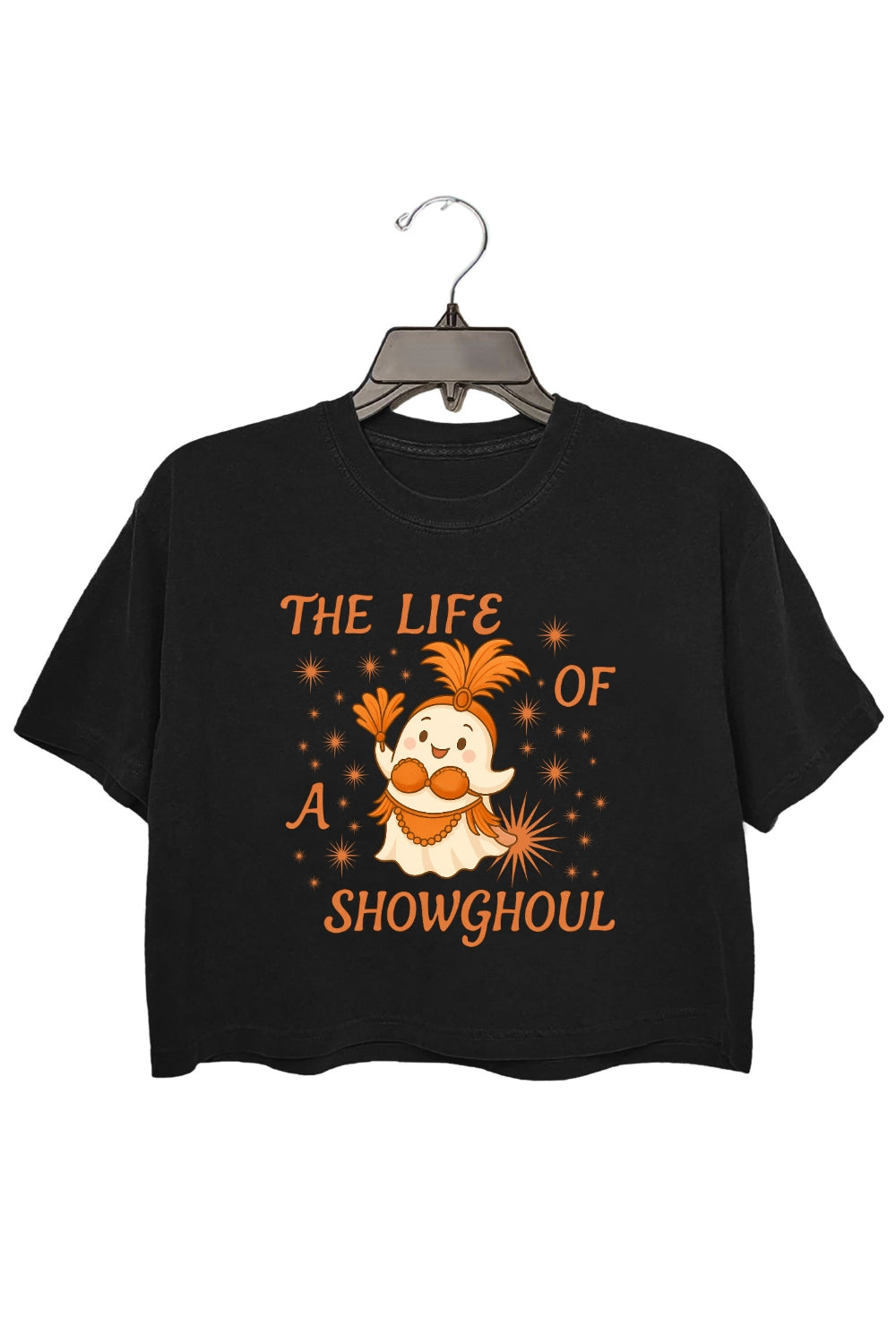 The Life of a Showghoul Cute Halloween Crop Top For Women