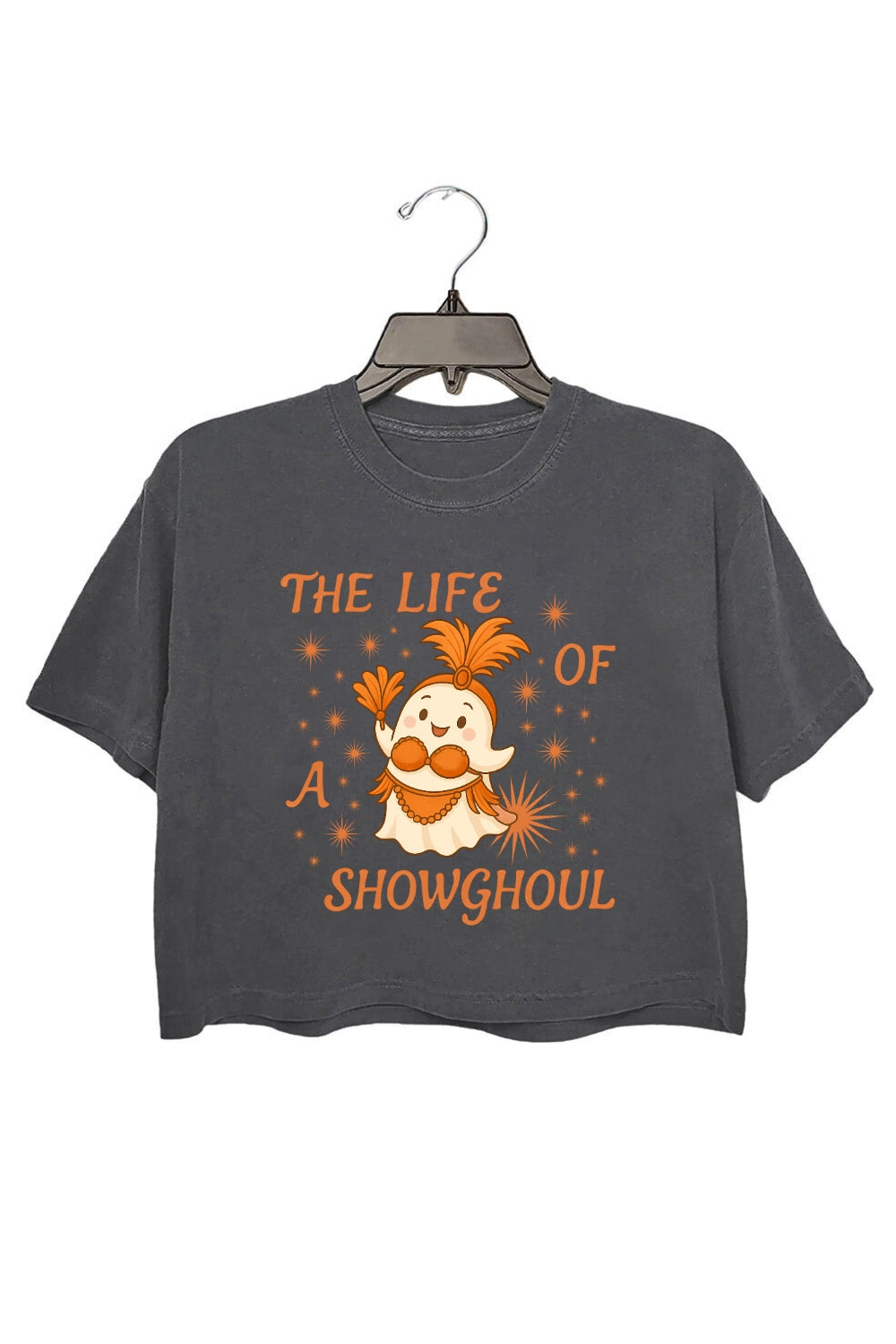 The Life of a Showghoul Cute Halloween Crop Top For Women