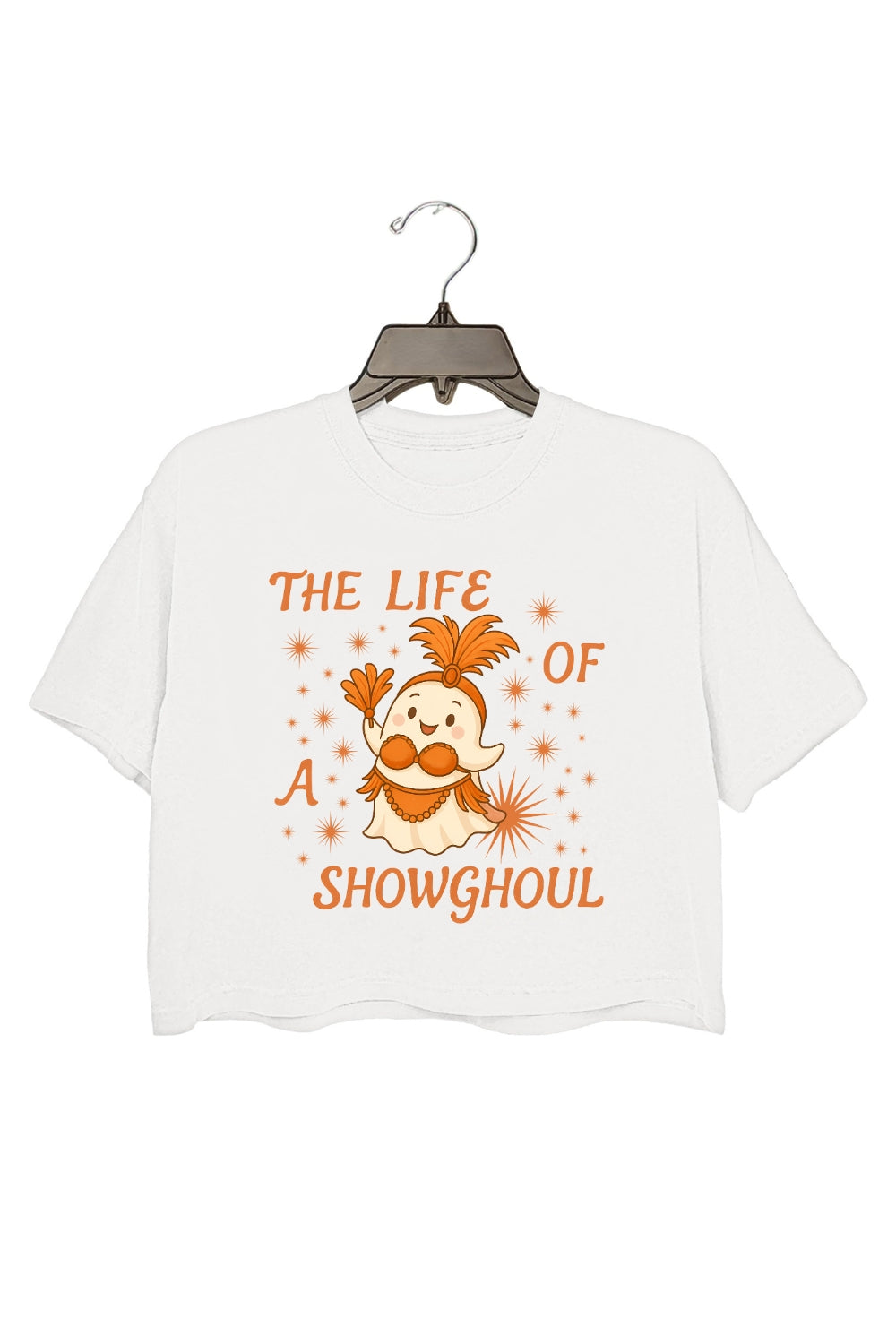 The Life of a Showghoul Cute Halloween Crop Top For Women