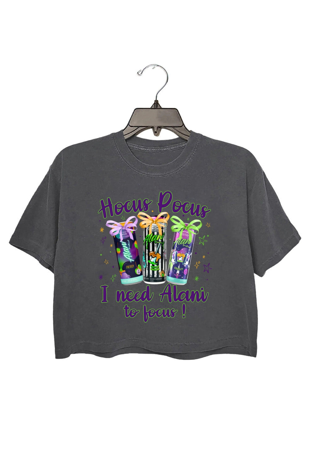 Hocus Pocus Witchy Enery Drink Crop Top For Women