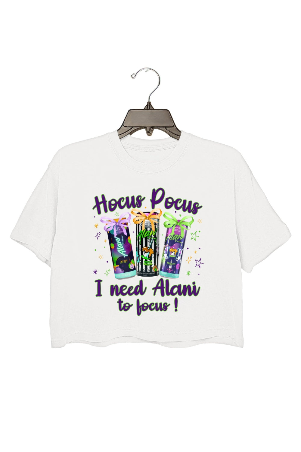 Hocus Pocus Witchy Enery Drink Crop Top For Women