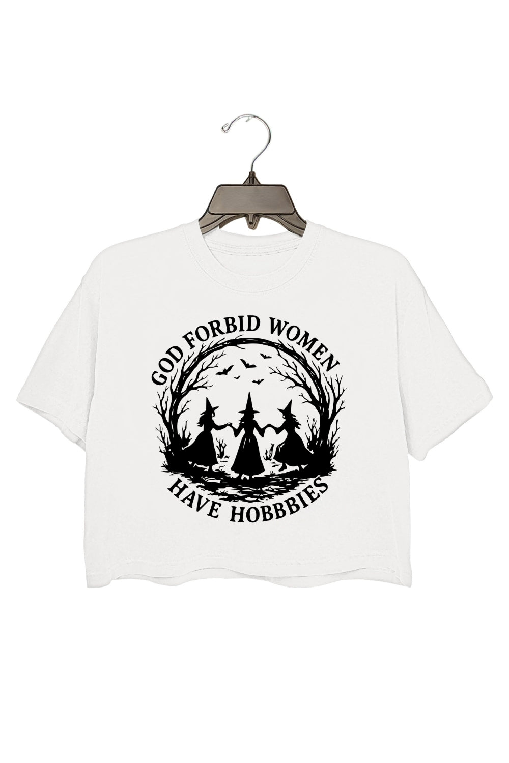 God Forbid Women Have Hobbies Crop Top For Women