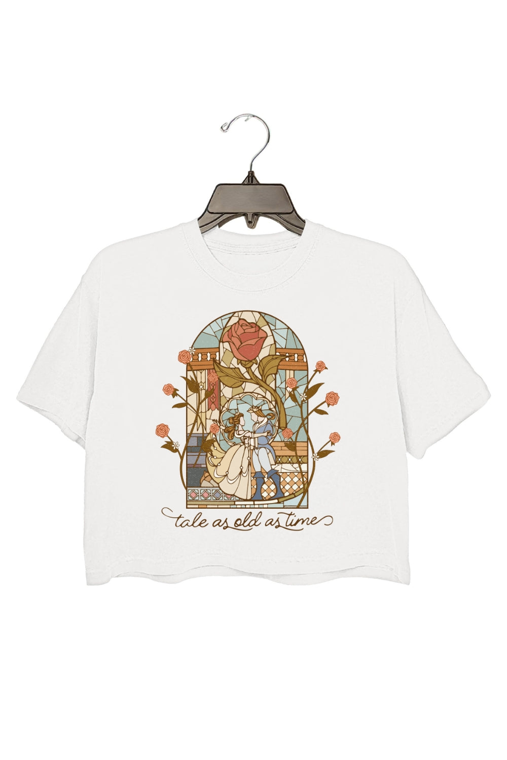Tale As Old As Time Princess And Prince Crop Top For Women