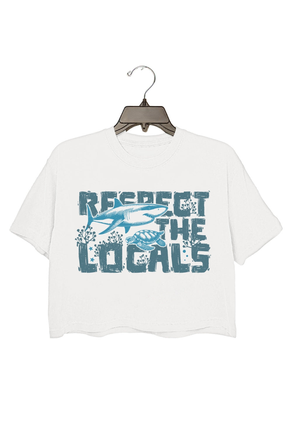 Respect The Locals Coastal Crop Top For Women