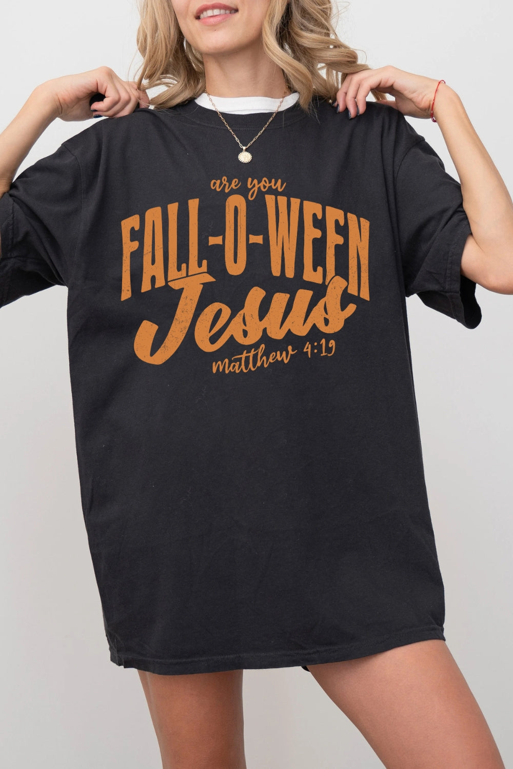 Are You Fall-O-Ween Jesus Christian Tee For Women