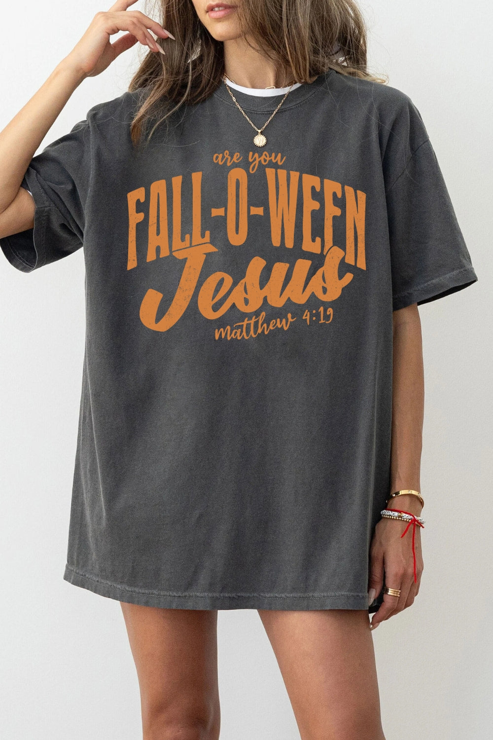 Are You Fall-O-Ween Jesus Christian Tee For Women