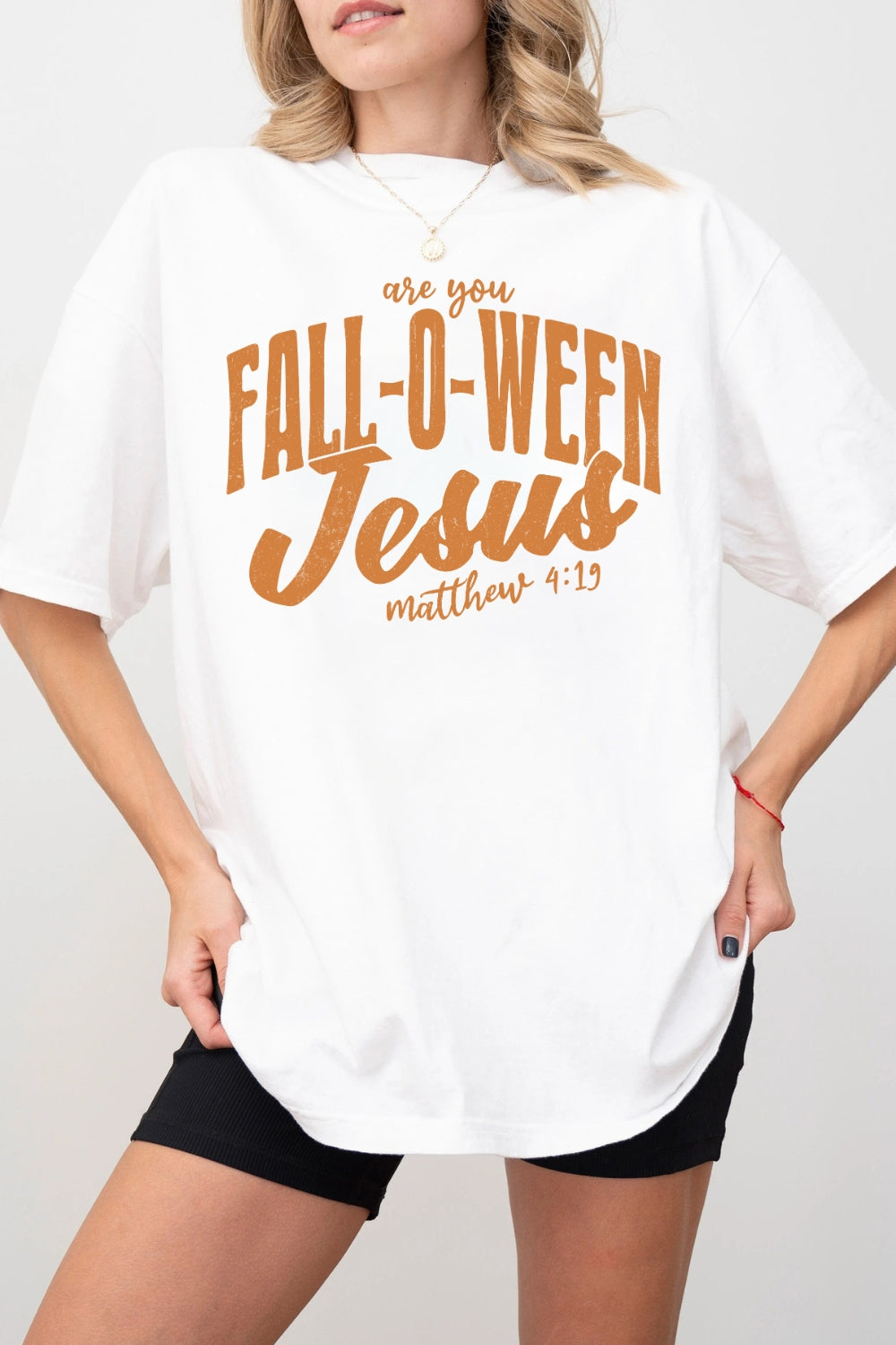 Are You Fall-O-Ween Jesus Christian Tee For Women