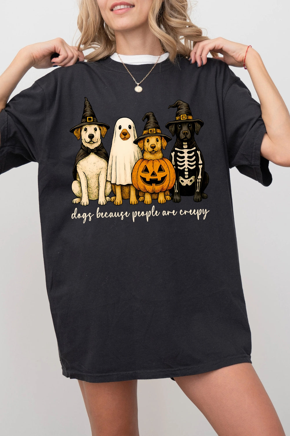 Dogs Because People Are Creepy Tee For Women