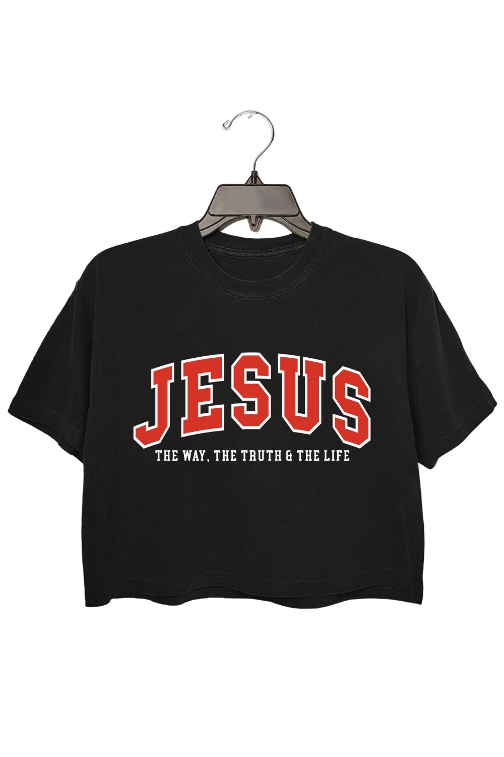 Jesus The Way The Truth The Life Crop Top For Women