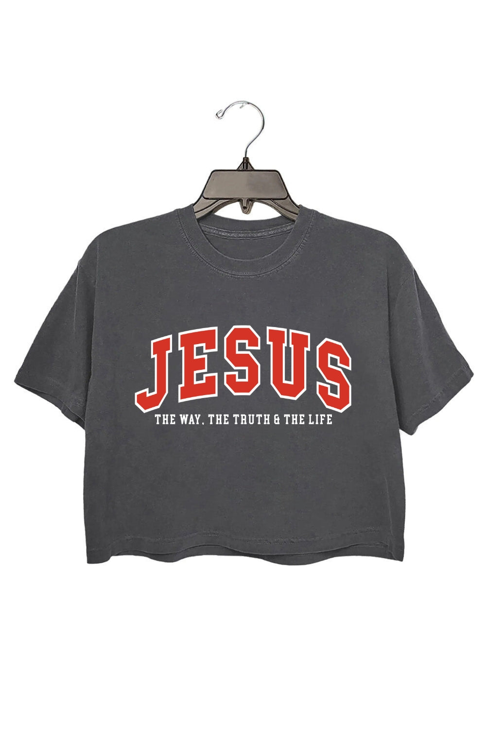 Jesus The Way The Truth The Life Crop Top For Women