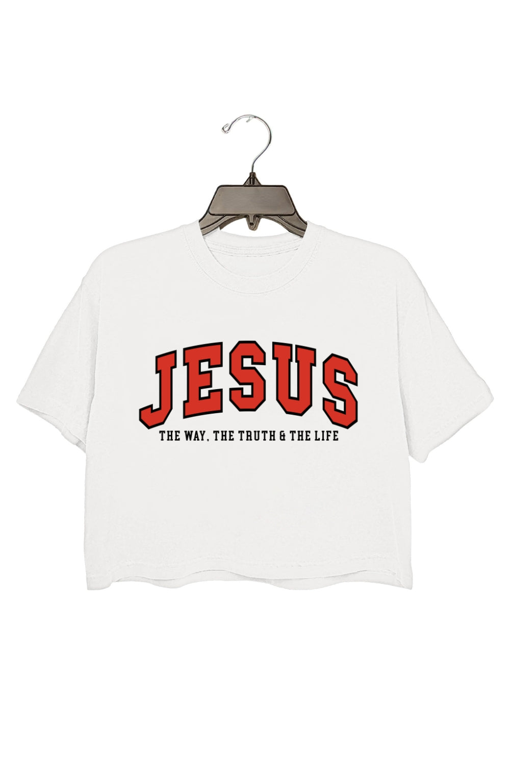 Jesus The Way The Truth The Life Crop Top For Women