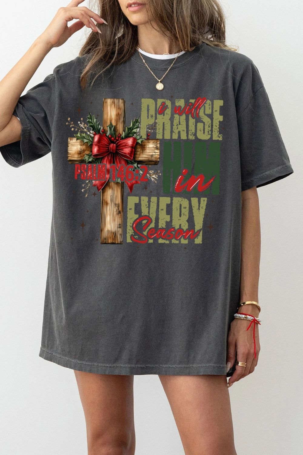Jesus Christmas PSALM 146:2 Tee For Women
