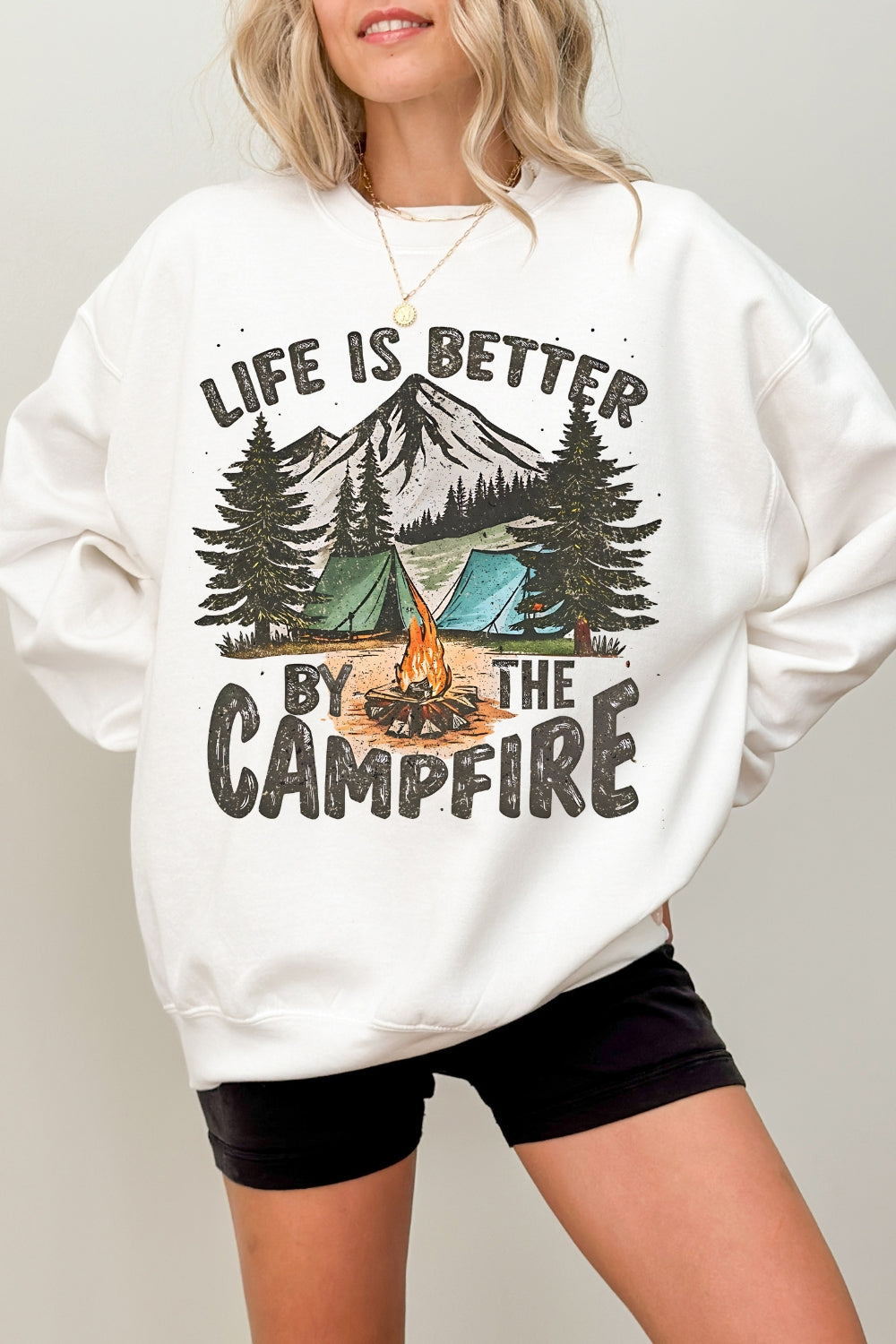 Life Is Better By The Campfire Sweatshirt For Women