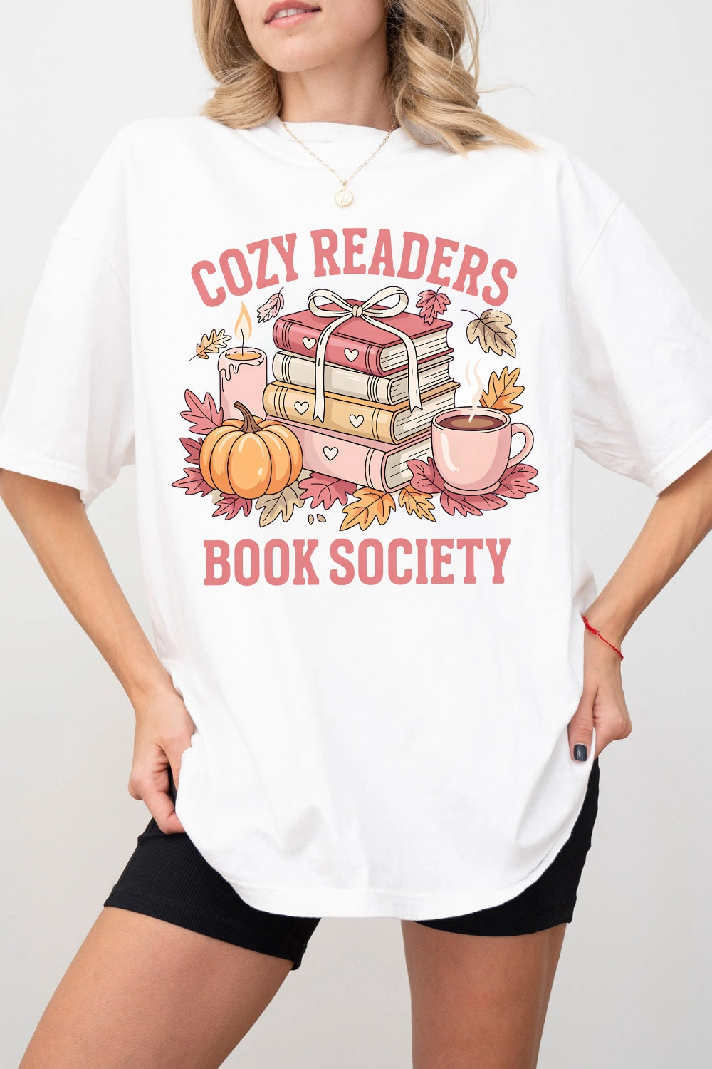 Cozy Readers Book Society Tee For Women