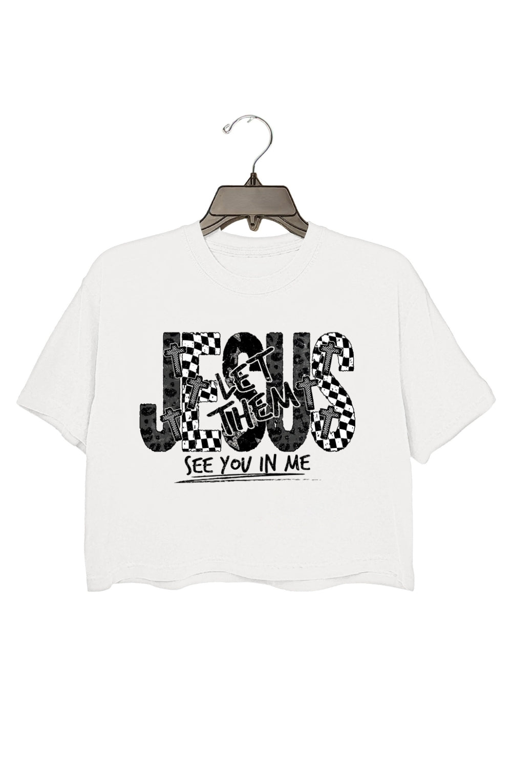 Jesus Let Them See You In Me Crop Top For Women