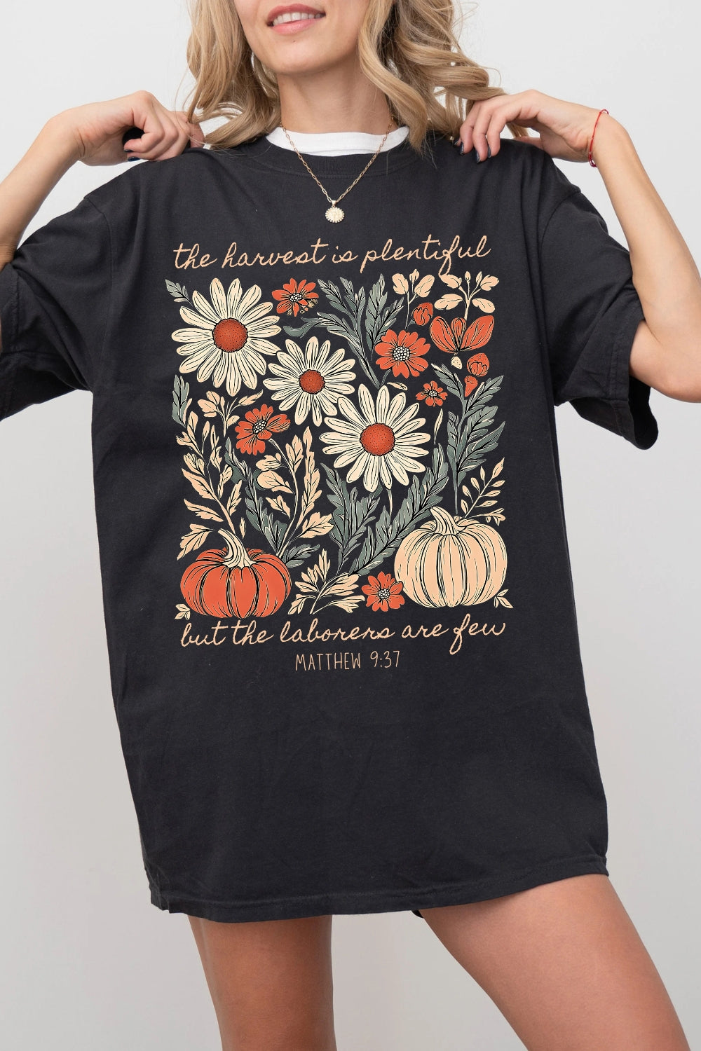 The Harvest Jesus Fall Thanksgiving Tee For Women